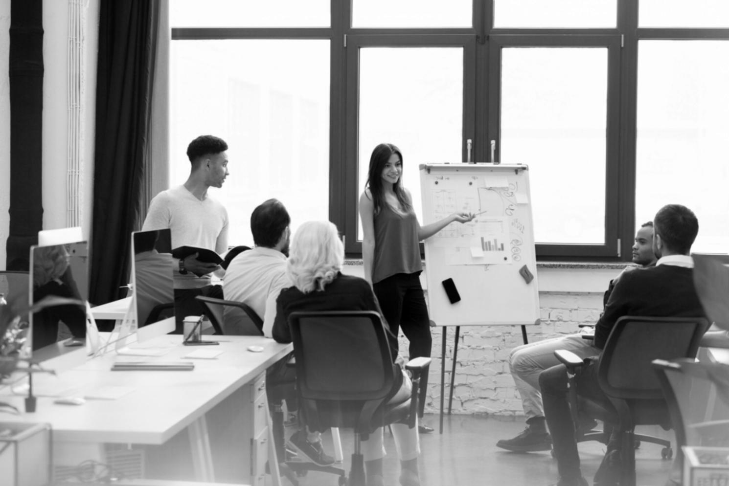 Visualización de metodología de planificación financiera con objetivos establecidos